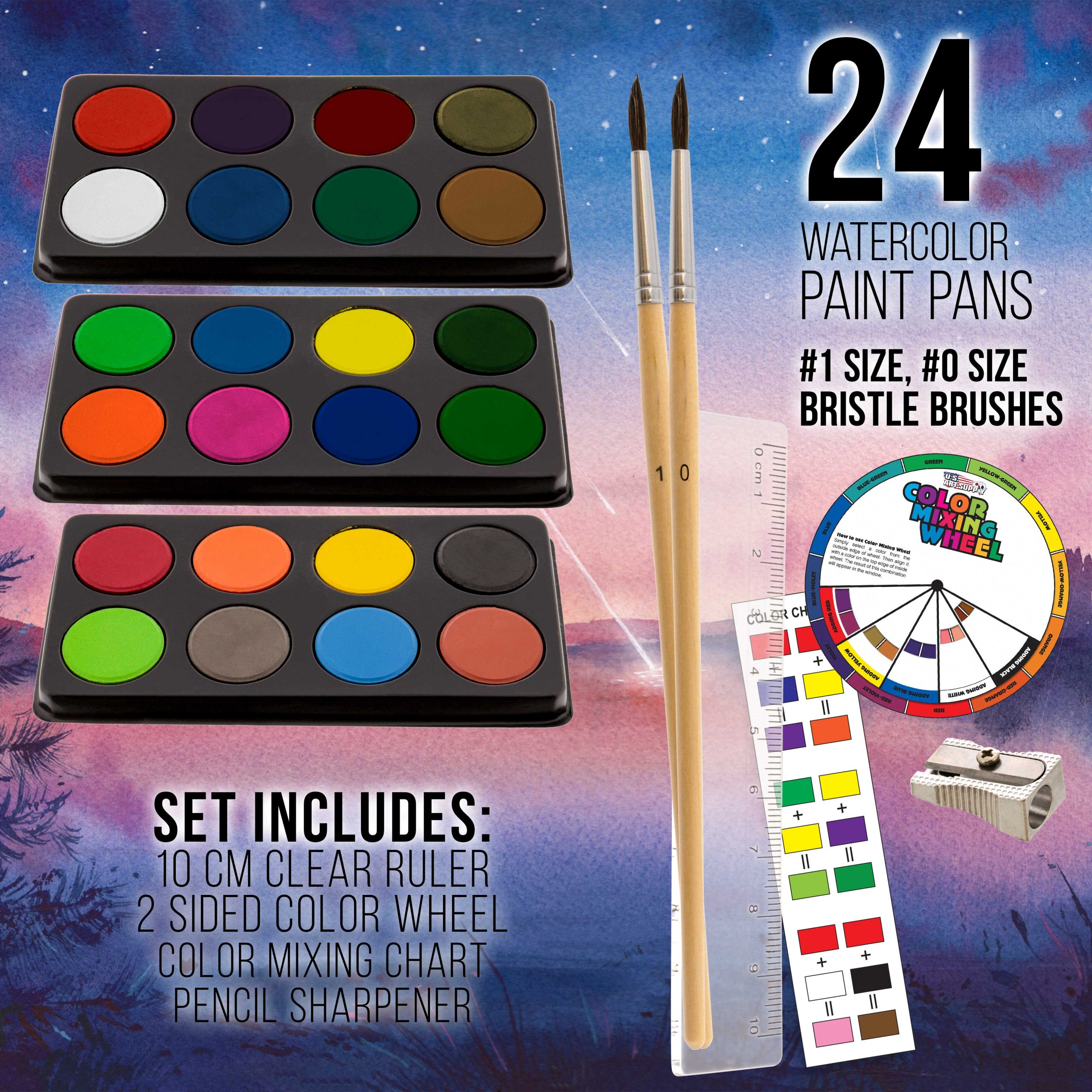 163-Piece Mega Wood Box Artist Kit with Easel. Painting. Drawing & Art Supplies for Adults - Watercolors. Oil Pastels. Pencils. Crayons & Brushes - Art Kit for Adults. Gift Set - Image 4
