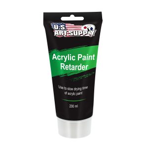 Acrylic Paint Retarder Medium. 200ml Tube (6.7 Ounces) - Acrylic Retarder Provides Longer Painting Time