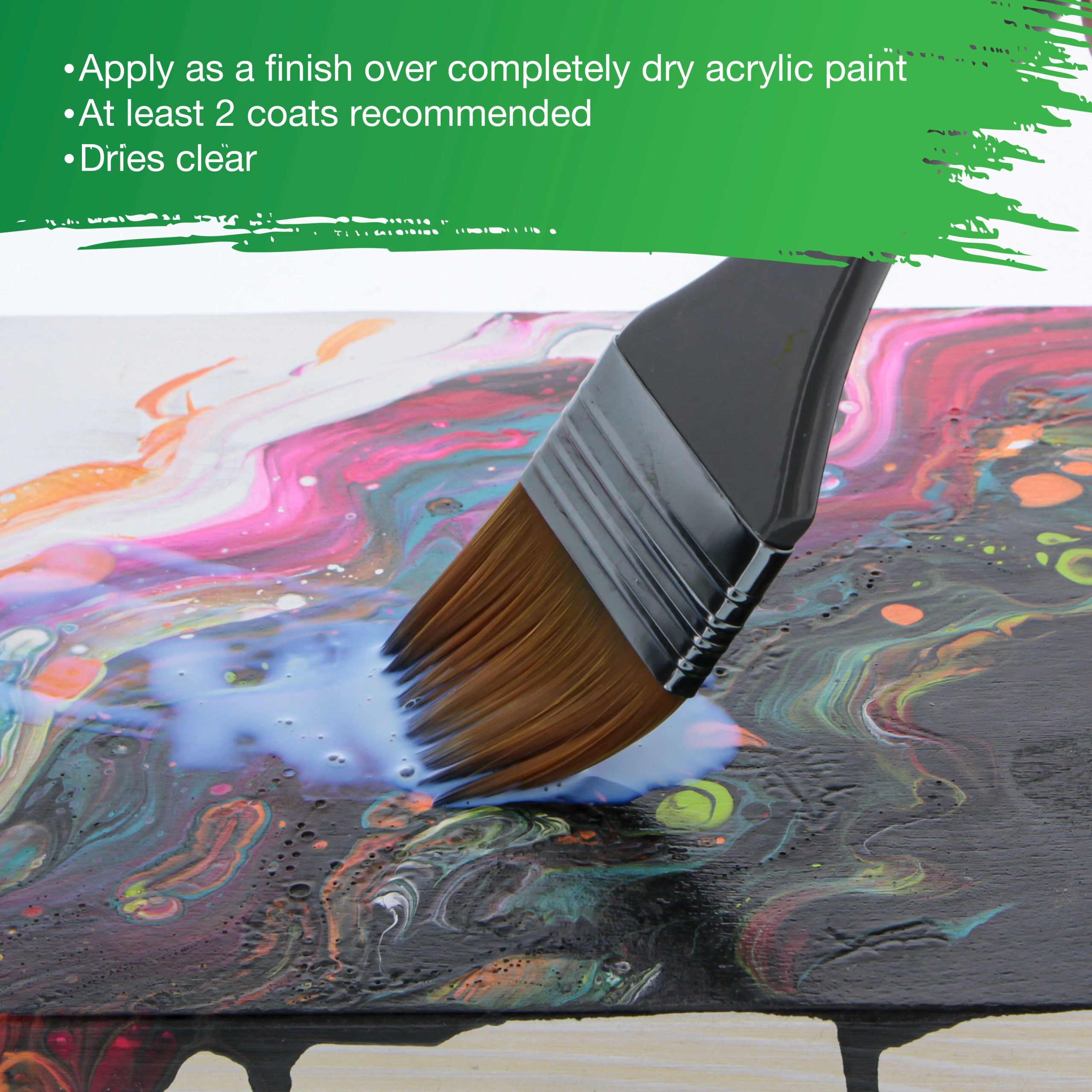 16 oz High Gloss Varnish for Acrylic Paintings - Clear Protective Finish with UV Protection - Image 3