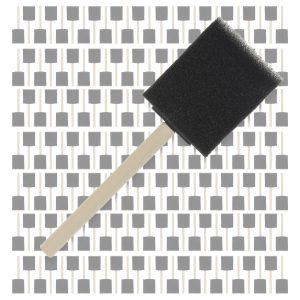 2 inch Foam Sponge Wood Handle Paint Brush Set (Case of 480) - Lightweight. durable and great for Acrylics. Stains. Varnishes. Crafts. Art