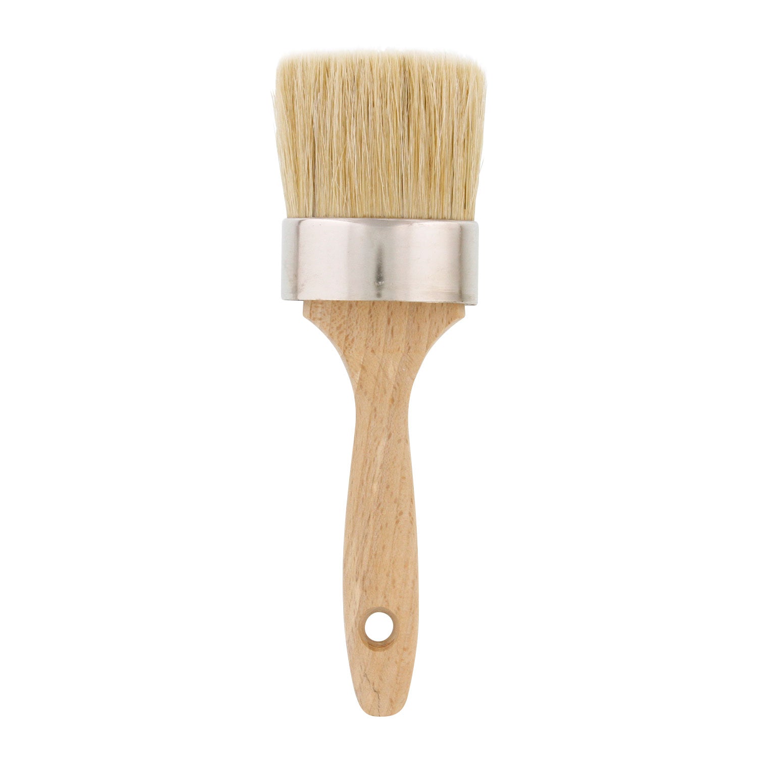 Multi Use 2-1/8 Oval Chalk and Wax Brush for Chairs. Dressers. Cabinets and Other Wood Furniture - 100% Natural Bristles. Lightweight. Rust Resistant - Image 3