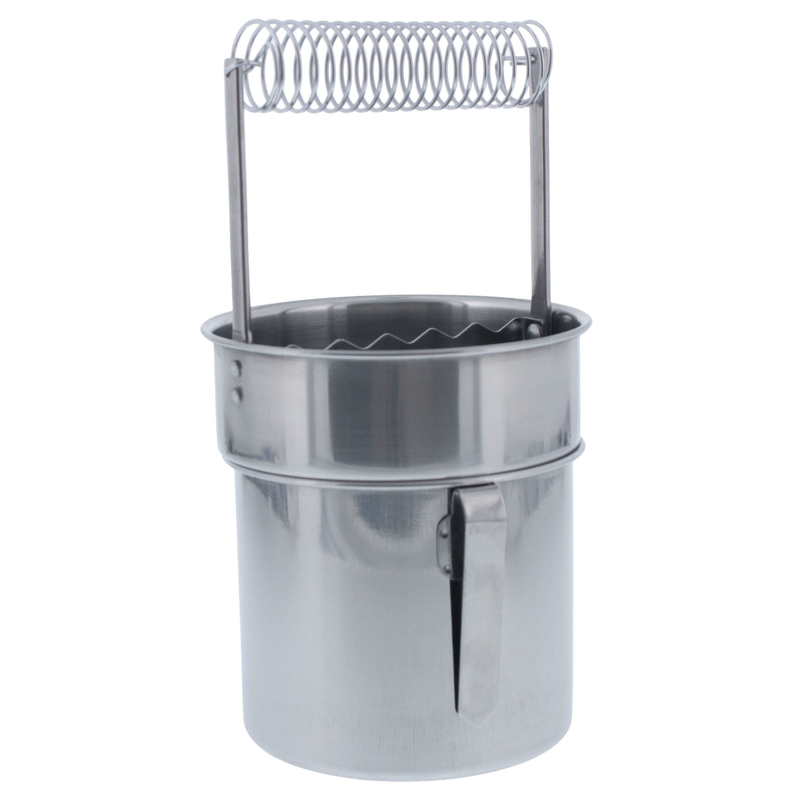 Stainless Steel Paint Brush Washer with Wash Tank. Spiral Holder. and Sediment Grate - Oil Paint Brush Cleaner for Artists
