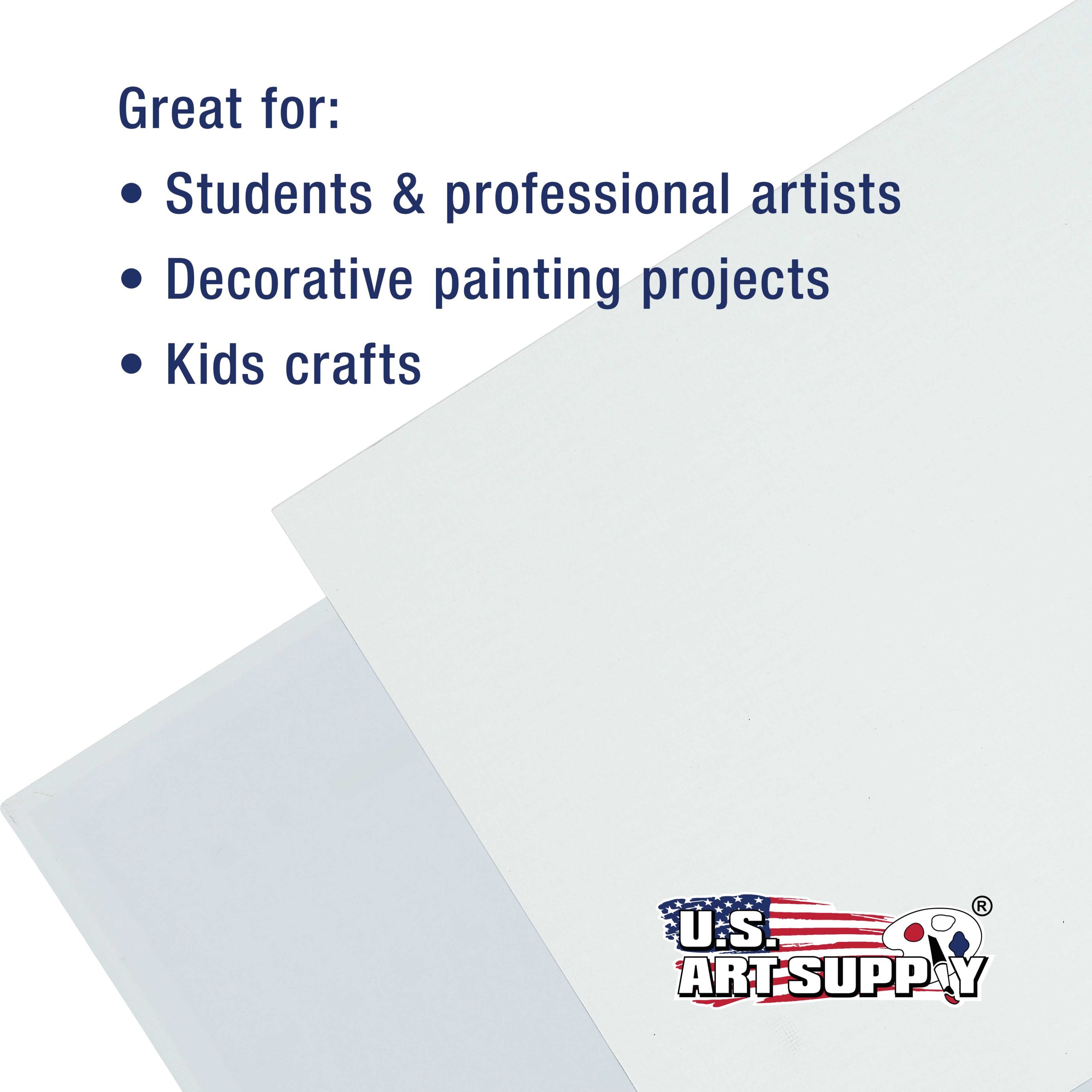 Square Variety Assortment Professional Artist Quality Acid Free Canvas Panels 12-Total Panels (2-EA: 12x12. 10x10. 8x8. 6x6. 5x5. 4x4) - Image 6