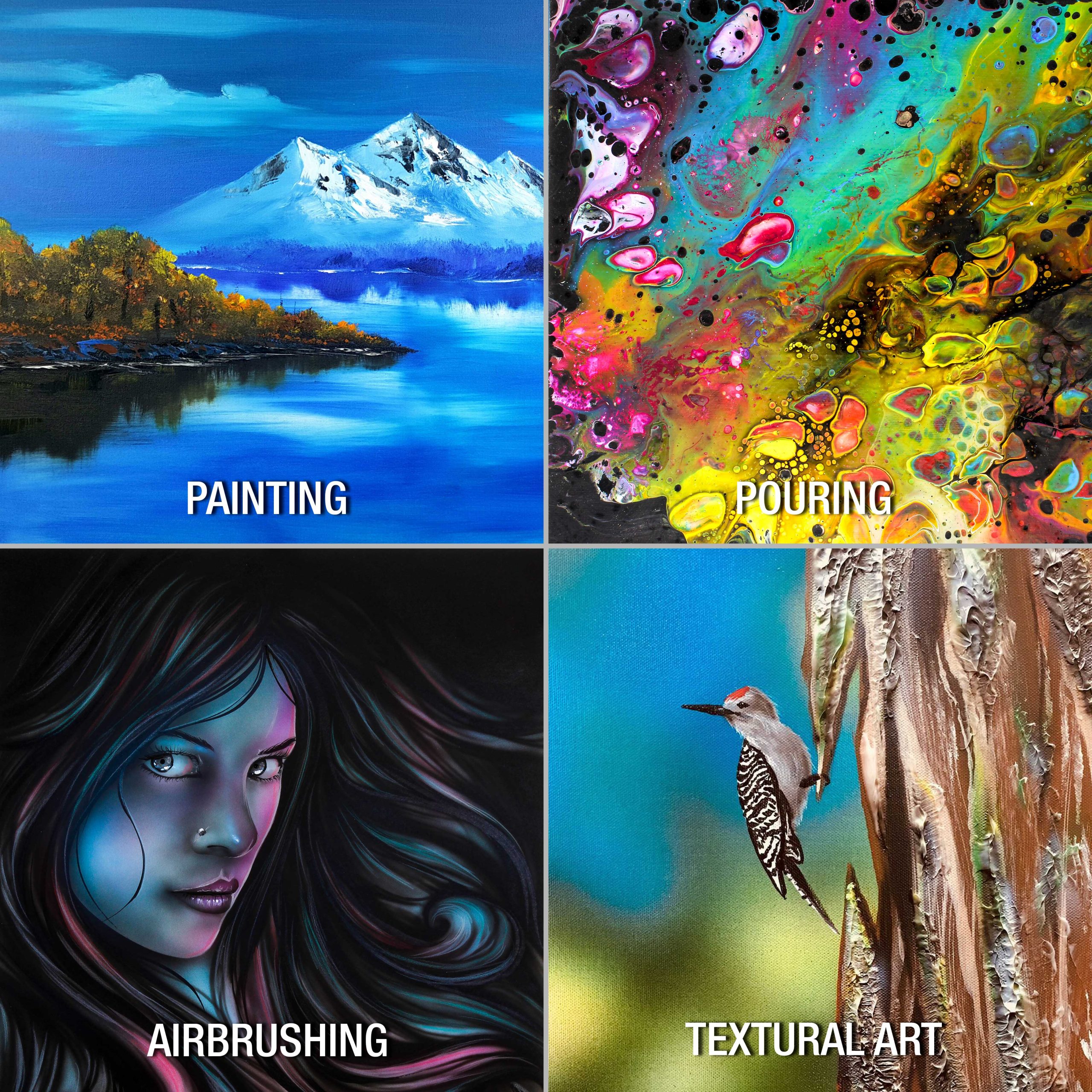 20 X 24 Inch Professional Art Canvas Board Panels 4 Pack - 8 Ounce Heavyweight Cotton Acid Free Canvases for Painting Acrylics and Watercolor (1 Case of 4 Single Canvas Painting Panels) - Image 7