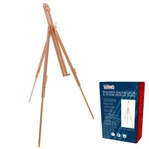 Harbor 72 High Adjustable Wood Artist Easel Stand: Versatile for Watercolor. Field & Display - Portable Tripod for Floor & Tabletop. Holds Canvas Up To 42 Vertical. 28 Horizontal