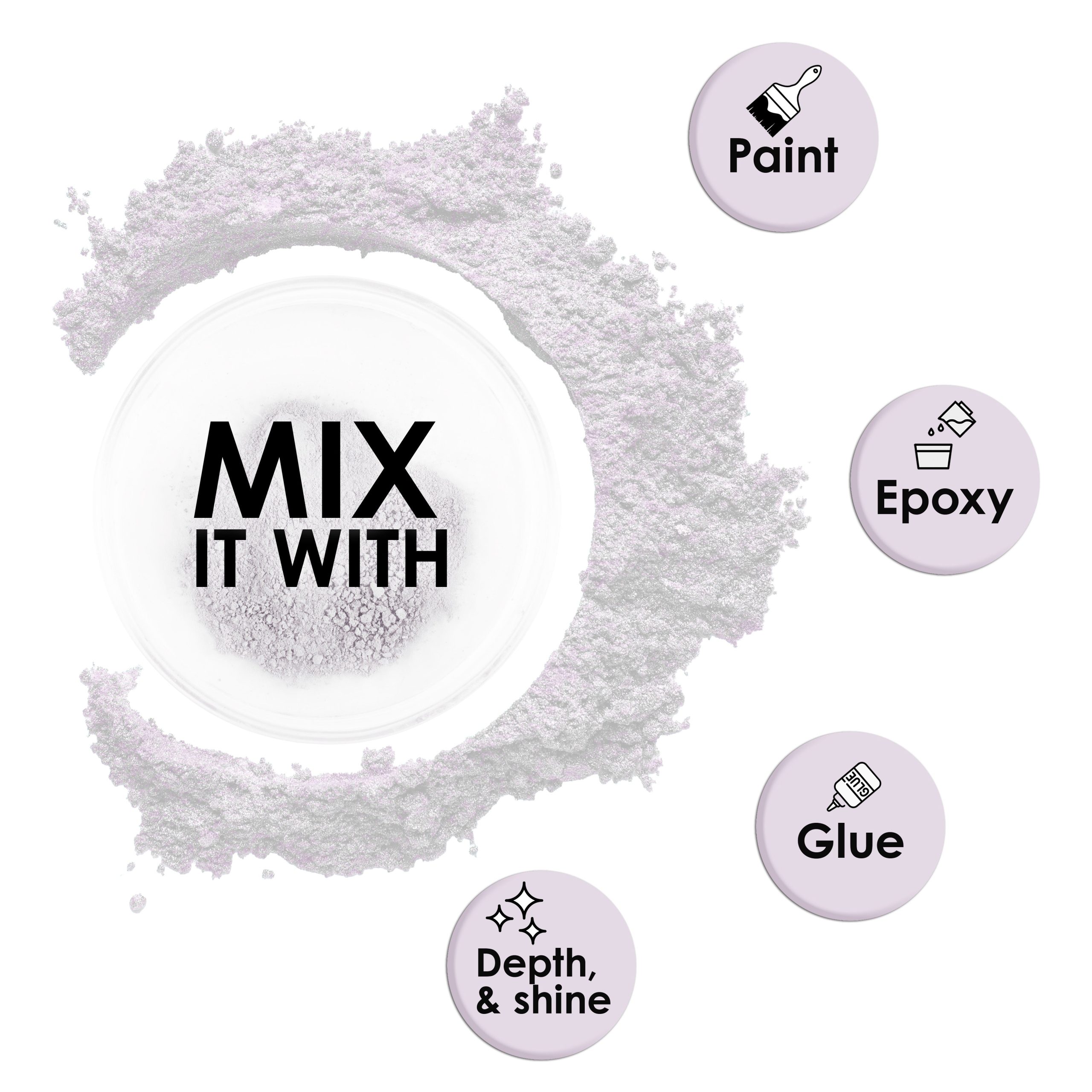 Jewelescent Mica Pearl Pigment Powder. Interference Violet 3.5 oz (100g) Pouch - Cosmetic Grade. Epoxy Resin Color Pigment. Mica Powder for Resin. Soap. Slime. Candle Dye. Art. Crafts - Image 3