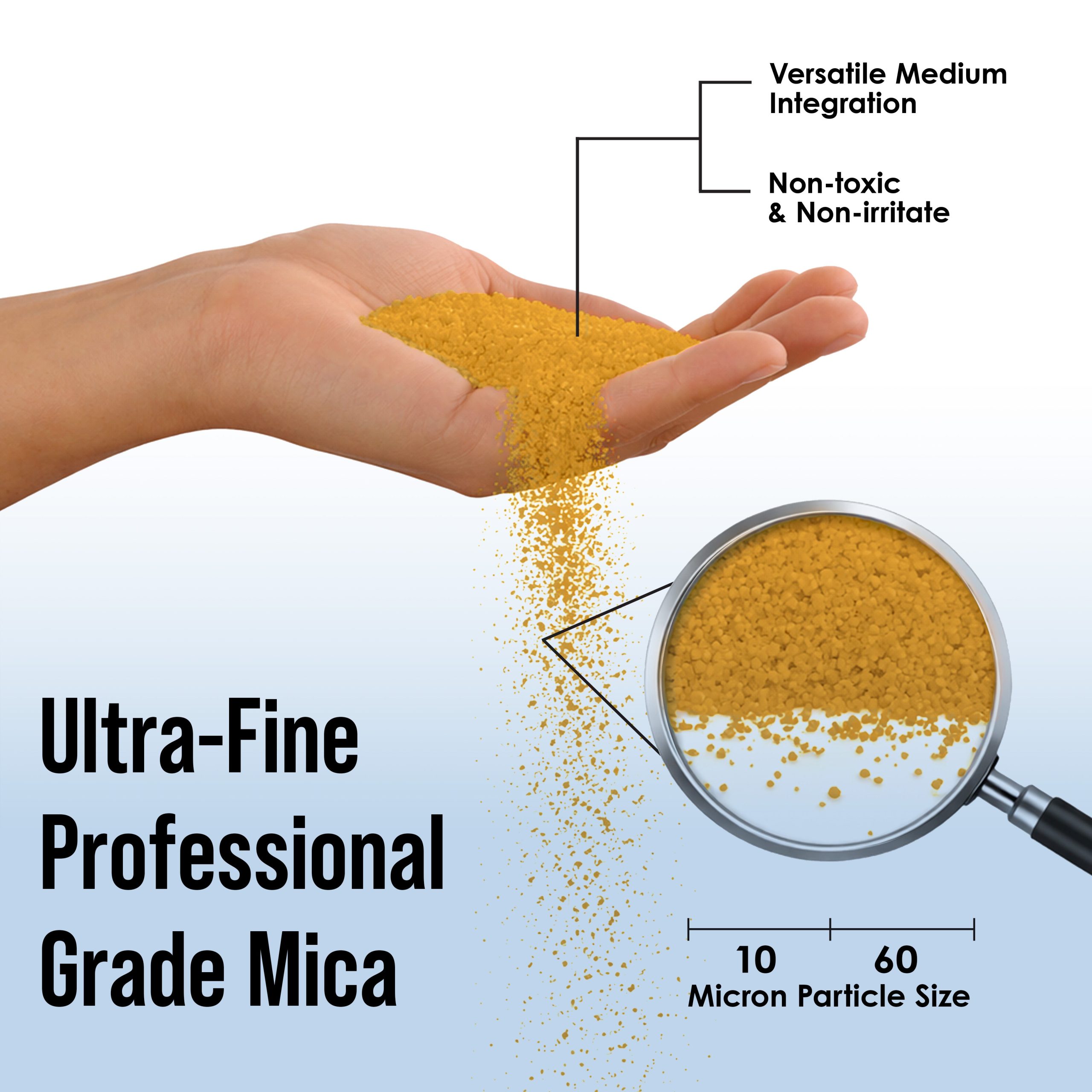 Jewelescent Mica Pearl Pigment Powder. Interference Gold 3.5 oz (100g) Pouch - Cosmetic Grade. Epoxy Resin Color Pigment. Mica Powder for Resin. Soap. Slime. Candle Dye. Art. Crafts - Image 2
