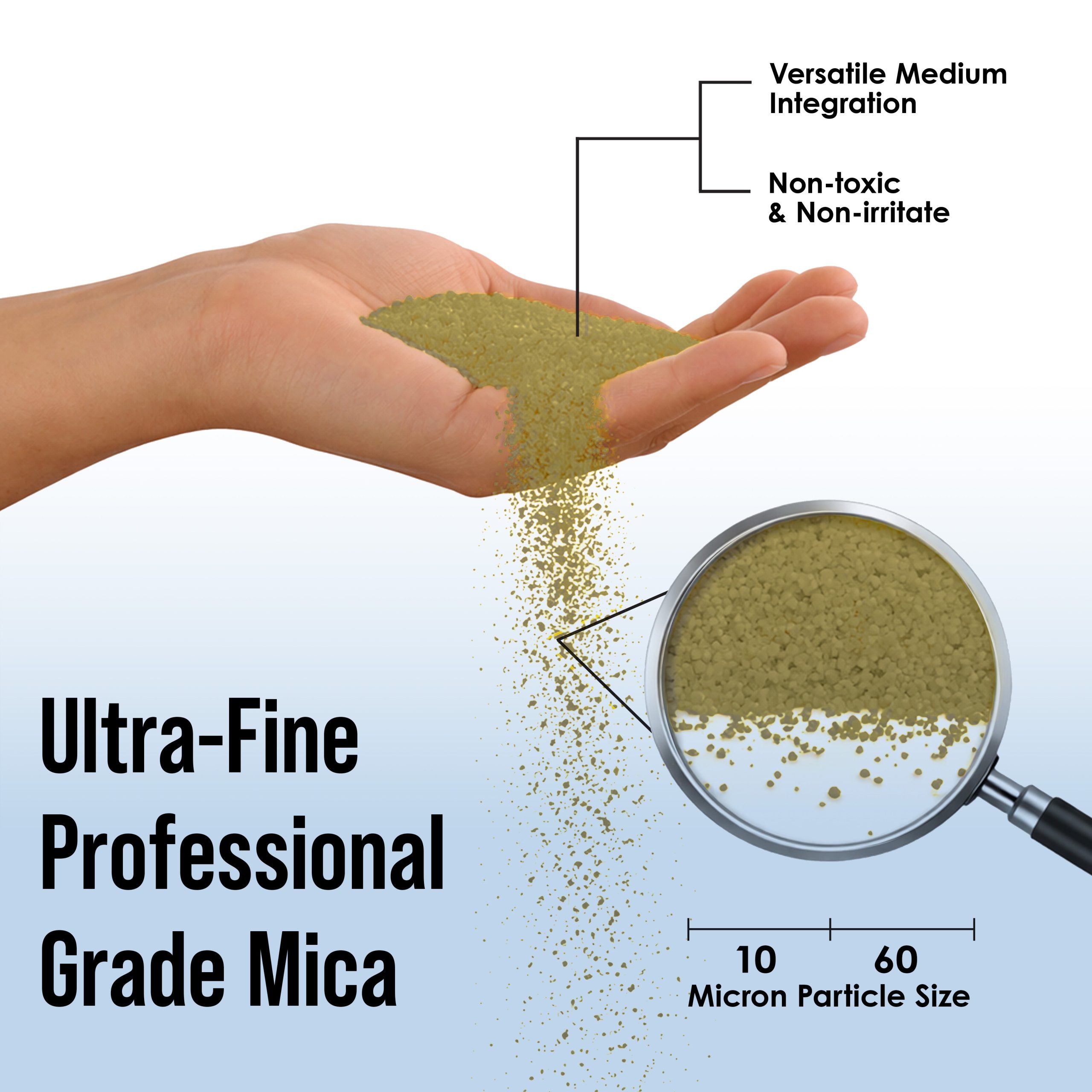 Jewelescent Mica Pearl Pigment Powder. Olive Gold 3.5 oz (100g) Pouch - Cosmetic Grade. Epoxy Resin Color Pigment. Mica Powder for Resin. Soap. Slime. Candle Dye. Art - Image 2