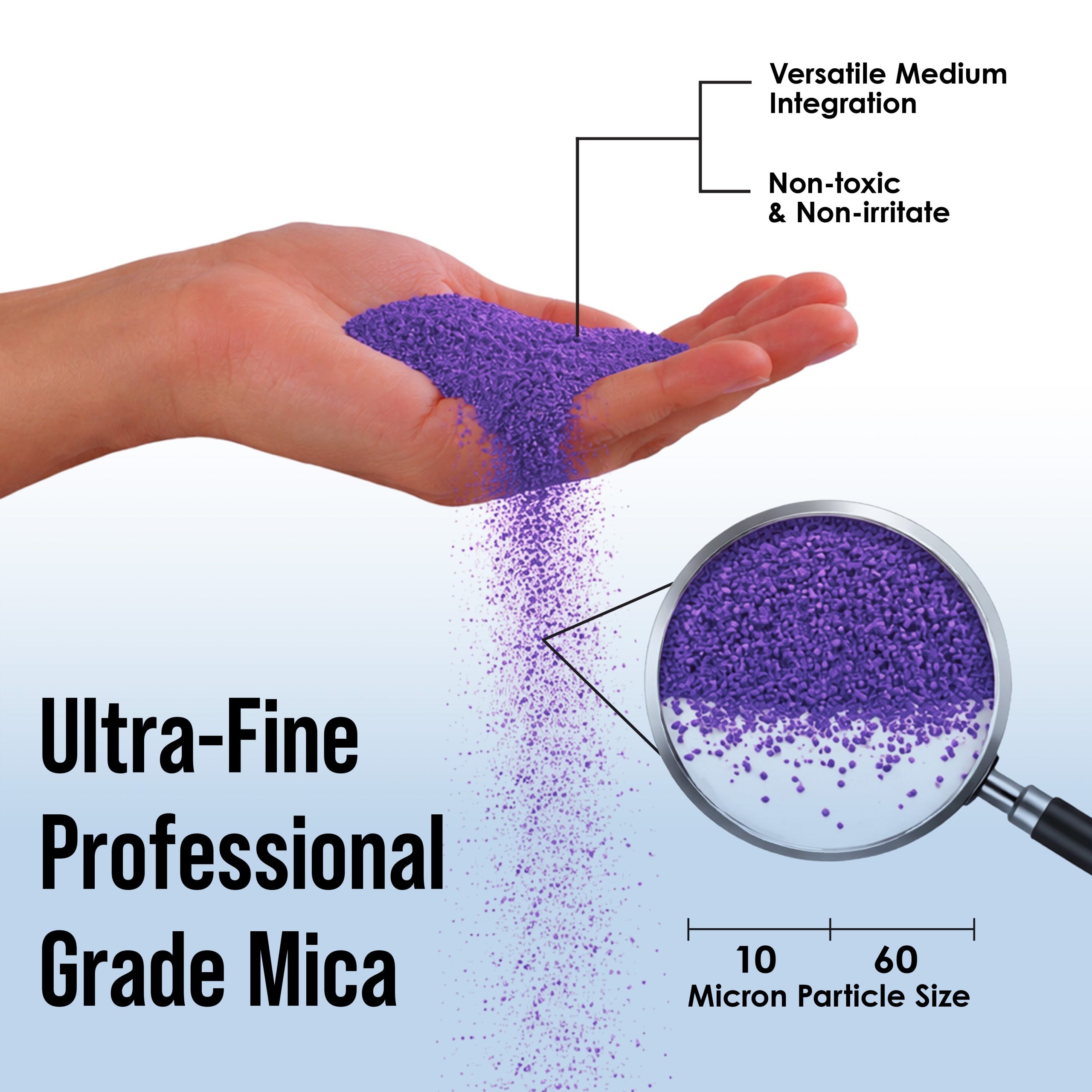 Jewelescent Mica Pearl Pigment Powder. Plum Crazy 3.5 oz (100g) Pouch - Cosmetic Grade. Epoxy Resin Color Pigment. Mica Powder for Resin. Soap. Slime. Candle Dye. Art. Crafts - Image 2