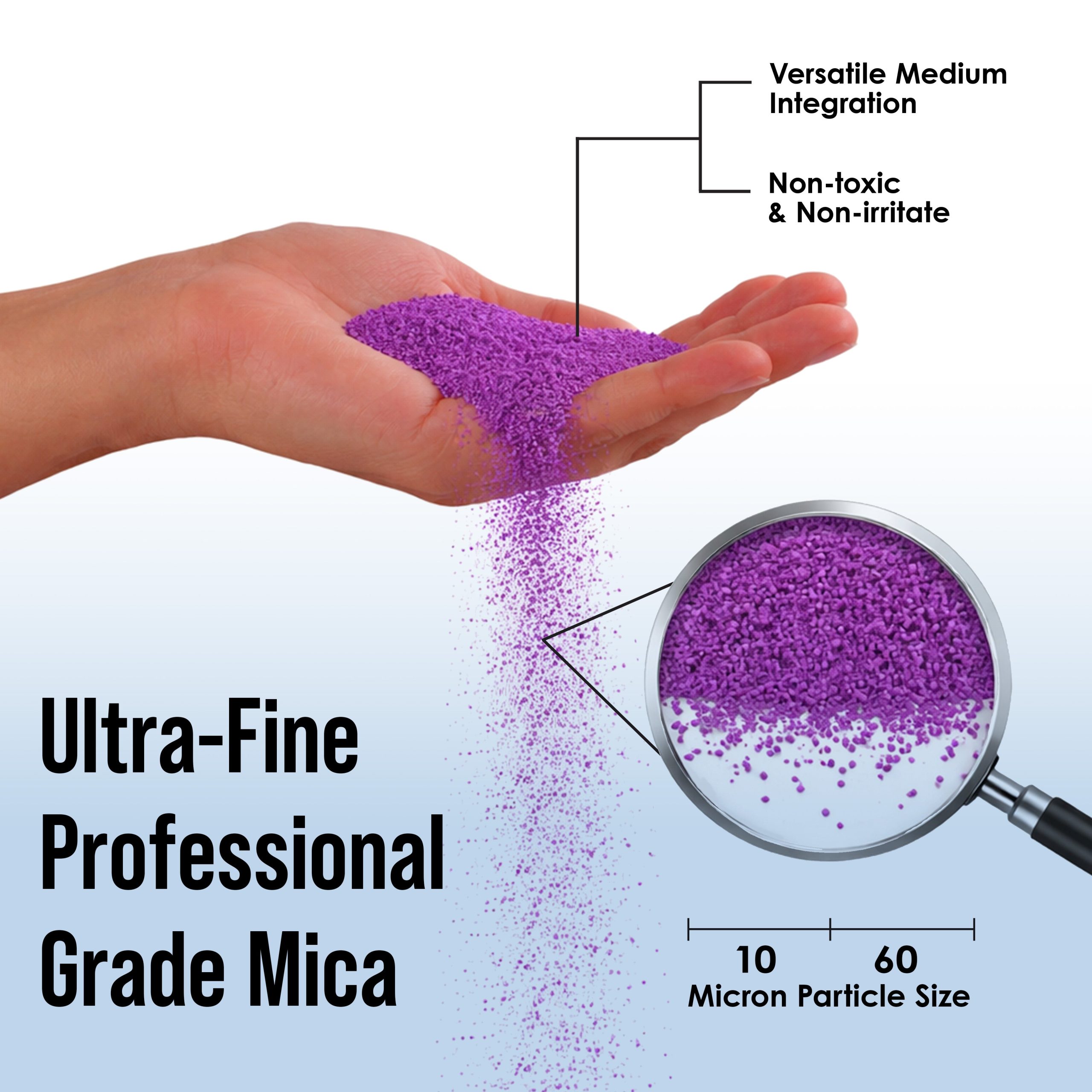 Jewelescent Mica Pearl Pigment Powder. Magenta 3.5 oz (100g) Pouch - Cosmetic Grade. Epoxy Resin Color Pigment. Mica Powder for Resin. Soap. Slime. Candle Dye. Art. Crafts - Image 2