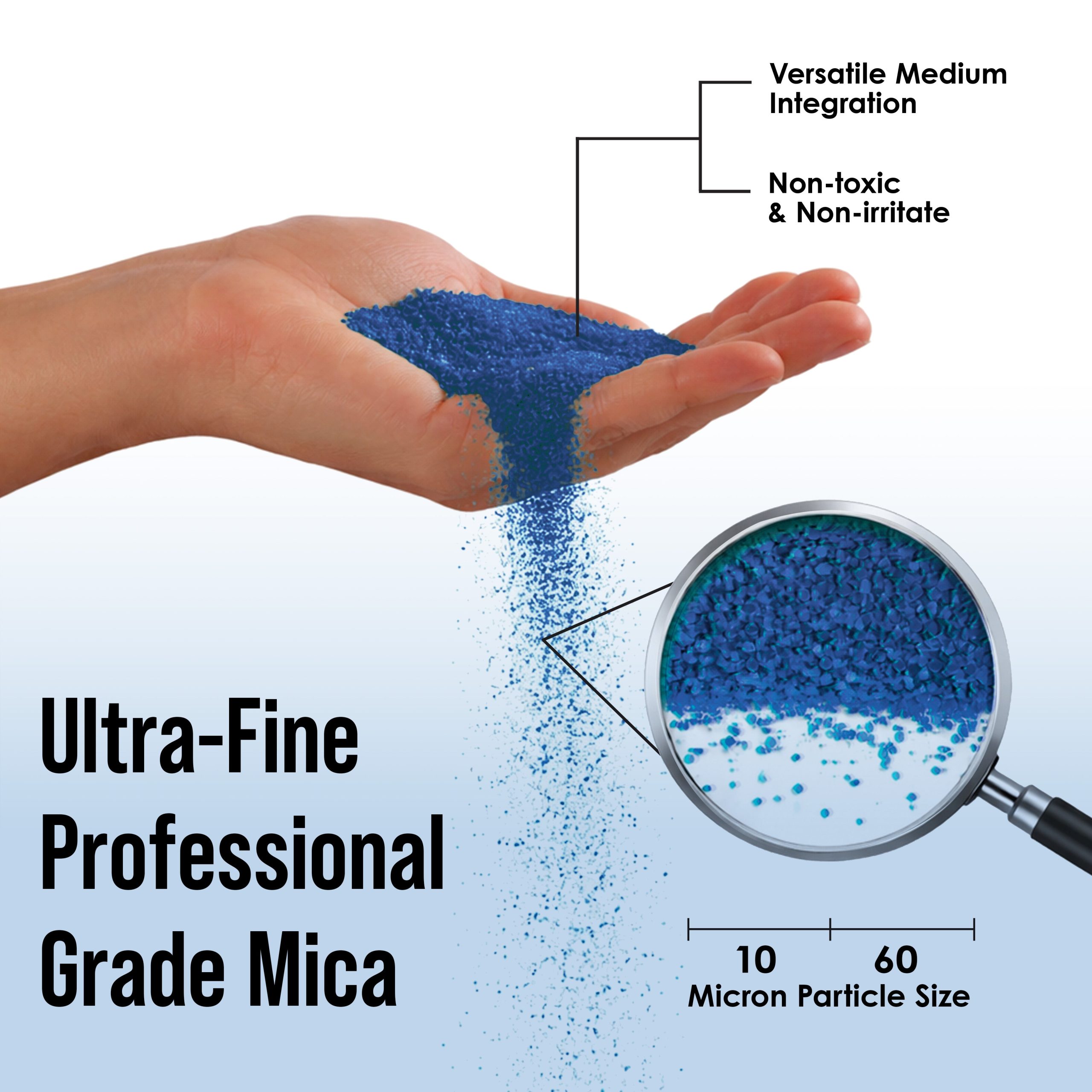 Jewelescent Mica Pearl Pigment Powder. Royal Blue 3.5 oz (100g) Pouch - Cosmetic Grade. Epoxy Resin Color Pigment. Mica Powder for Resin. Soap. Slime. Candle Dye. Art. Crafts - Image 2