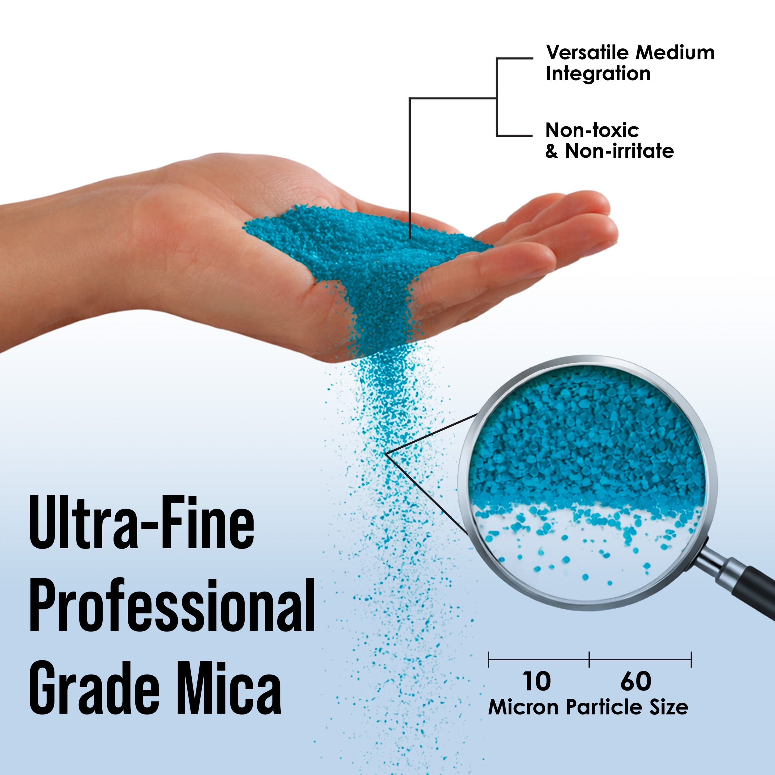 Jewelescent Mica Pearl Pigment Powder. Peacock Teal 3.5 oz (100g) Pouch - Cosmetic Grade. Epoxy Resin Color Pigment. Mica Powder for Resin. Soap. Slime. Candle Dye. Art. Crafts - Image 2