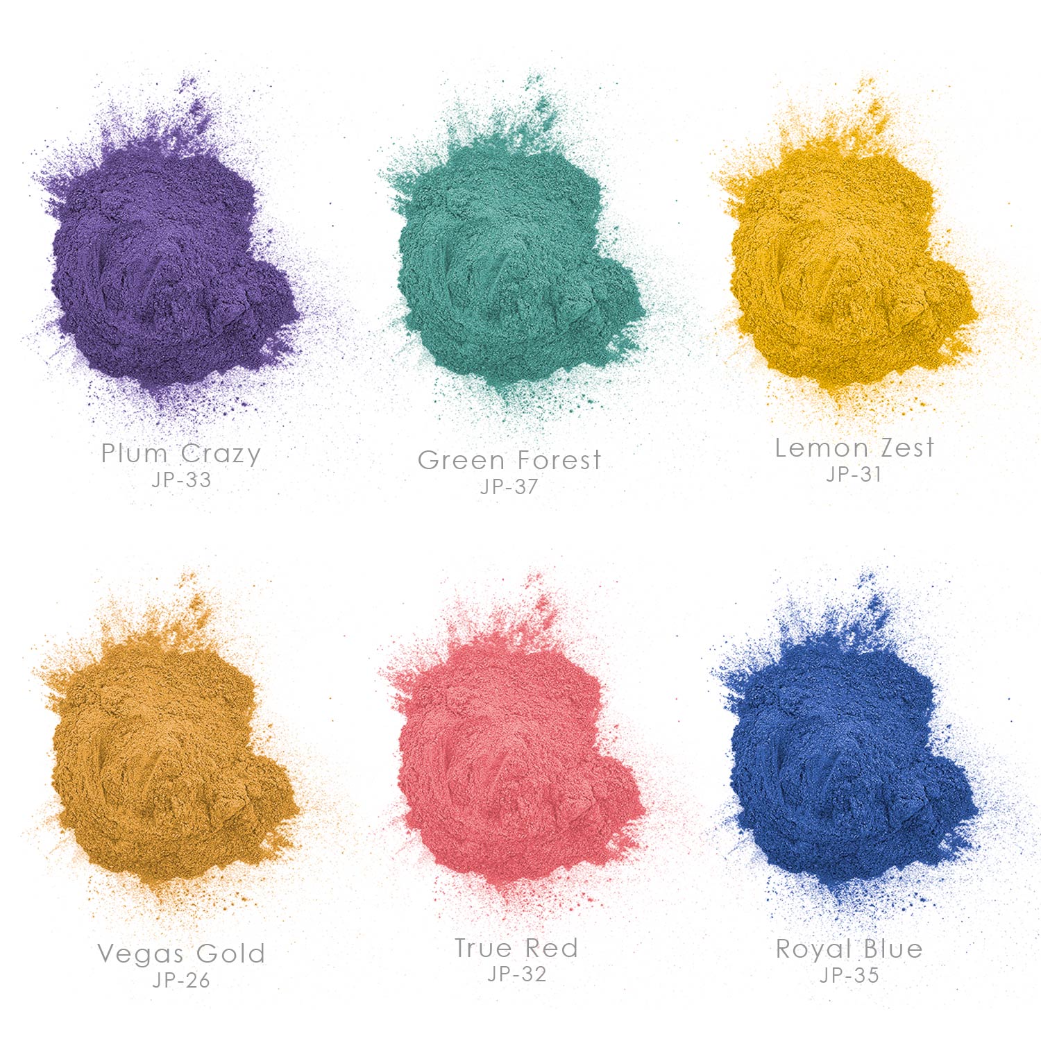 Jewelescent Mica Pearl Pigment Powder Kit. 6 Basic Colors. 3.5 oz (100g) Pouches - Cosmetic Grade. Epoxy Resin Color Pigment. Mica Powder for Resin. Soap. Slime. Candle Dye. Art - Image 2