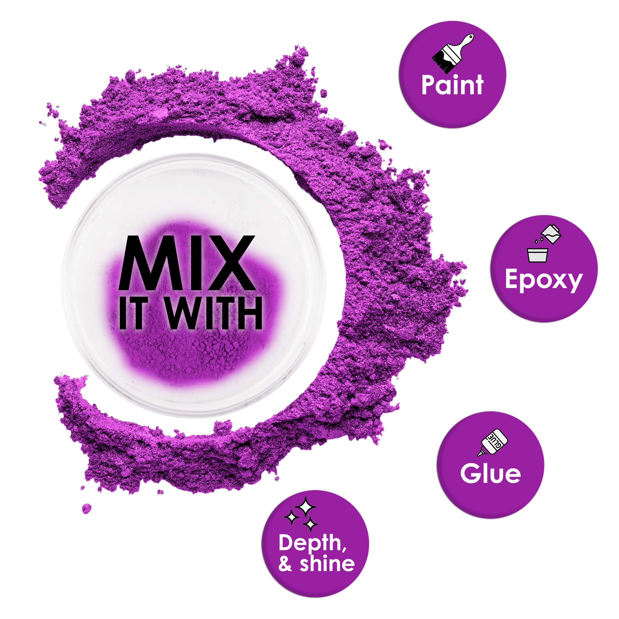 Jewelescent Mica Pearl Pigment Powder Kit. 12 Deluxe Colors. 3.5 oz (100g) Pouches - Cosmetic Grade. Epoxy Resin Color Pigment. Mica Powder for Resin. Soap. Slime. Candle Dye. Art - Image 3