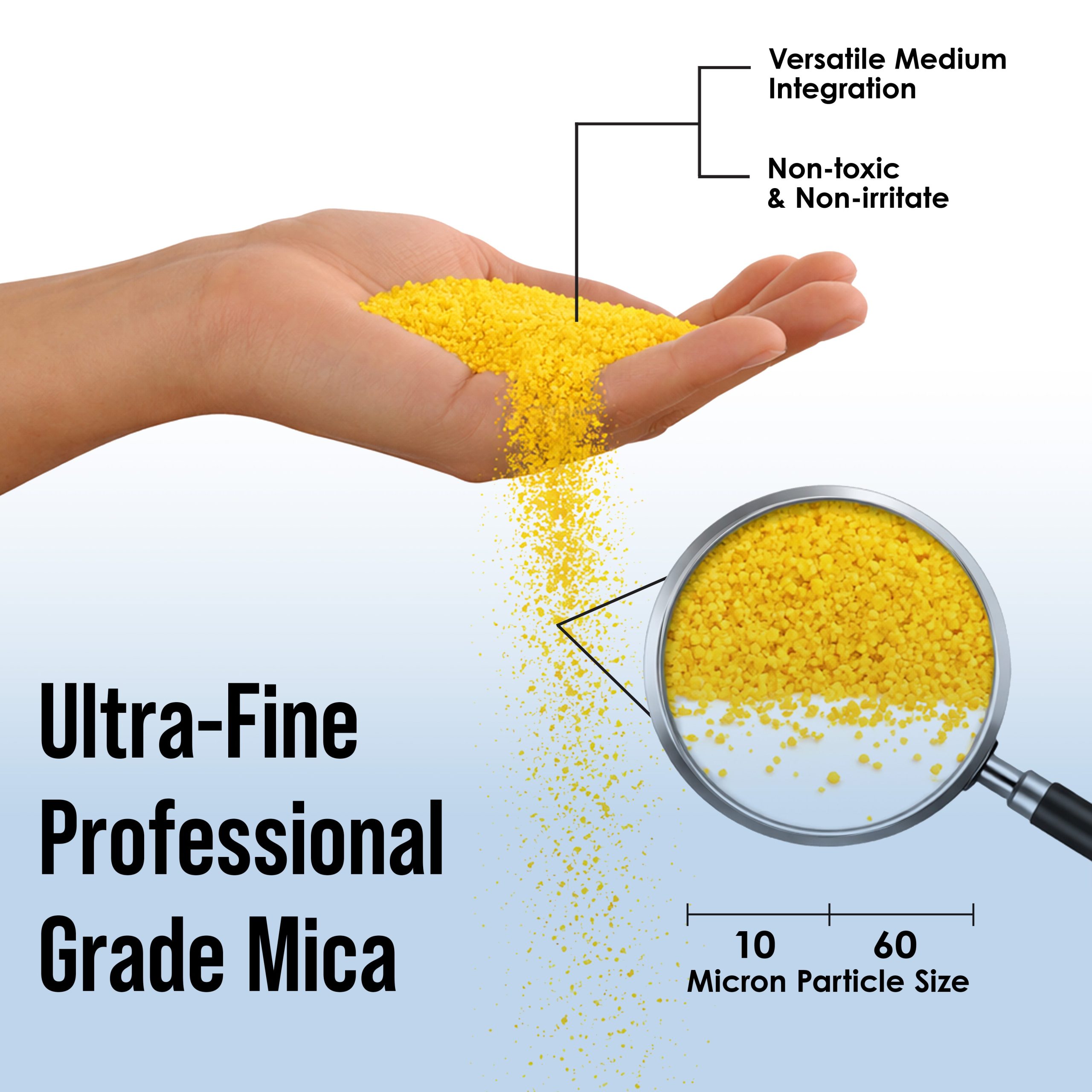 Jewelescent Mica Pearl Pigment Powder Kit. 6 Ultra Bright Colors. 3.5 oz (100g) Pouches - Cosmetic Grade. Epoxy Resin Color Pigment. Mica Powder for Resin. Soap. Slime. Candle Dye. Art - Image 2