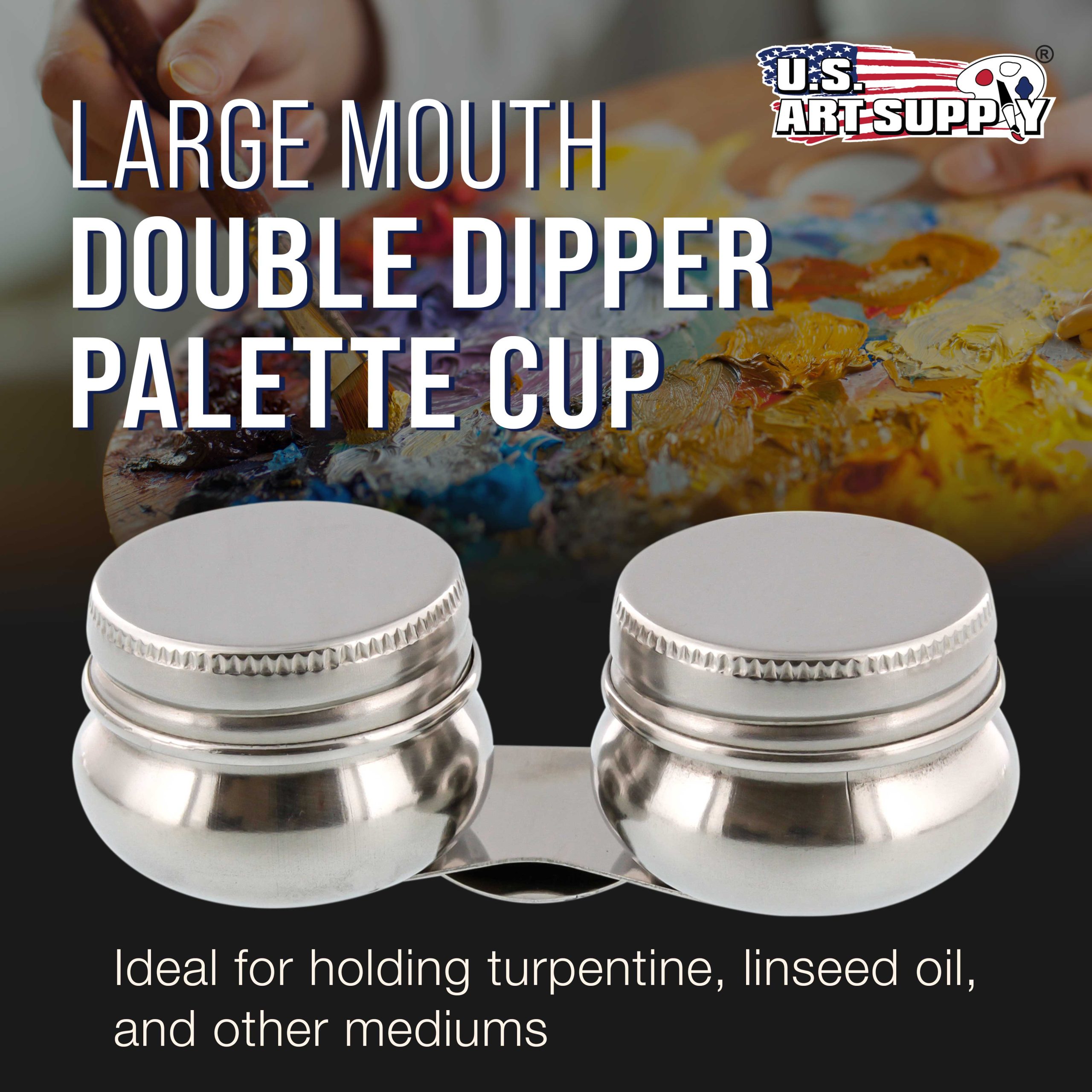 Large Mouth Double Dipper Pallete Cup - Image 2