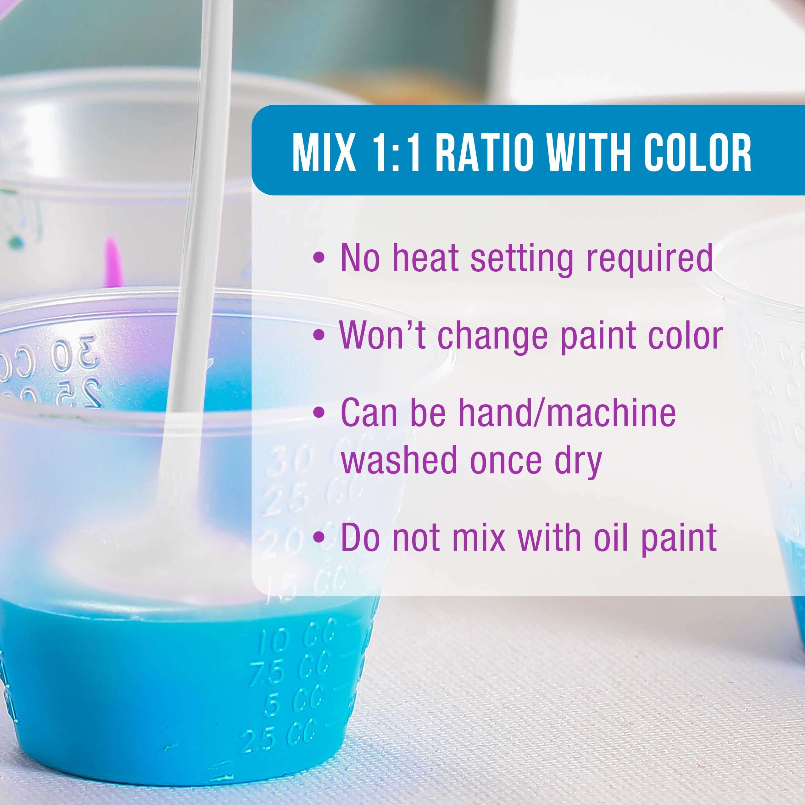 Professional Effects Fabric Medium 4oz. Extender. Improves Paint Adhesion to Textiles - Fabric Medium for Acrylic Paint on Textile Increases Flexibility and Transparency - Image 3