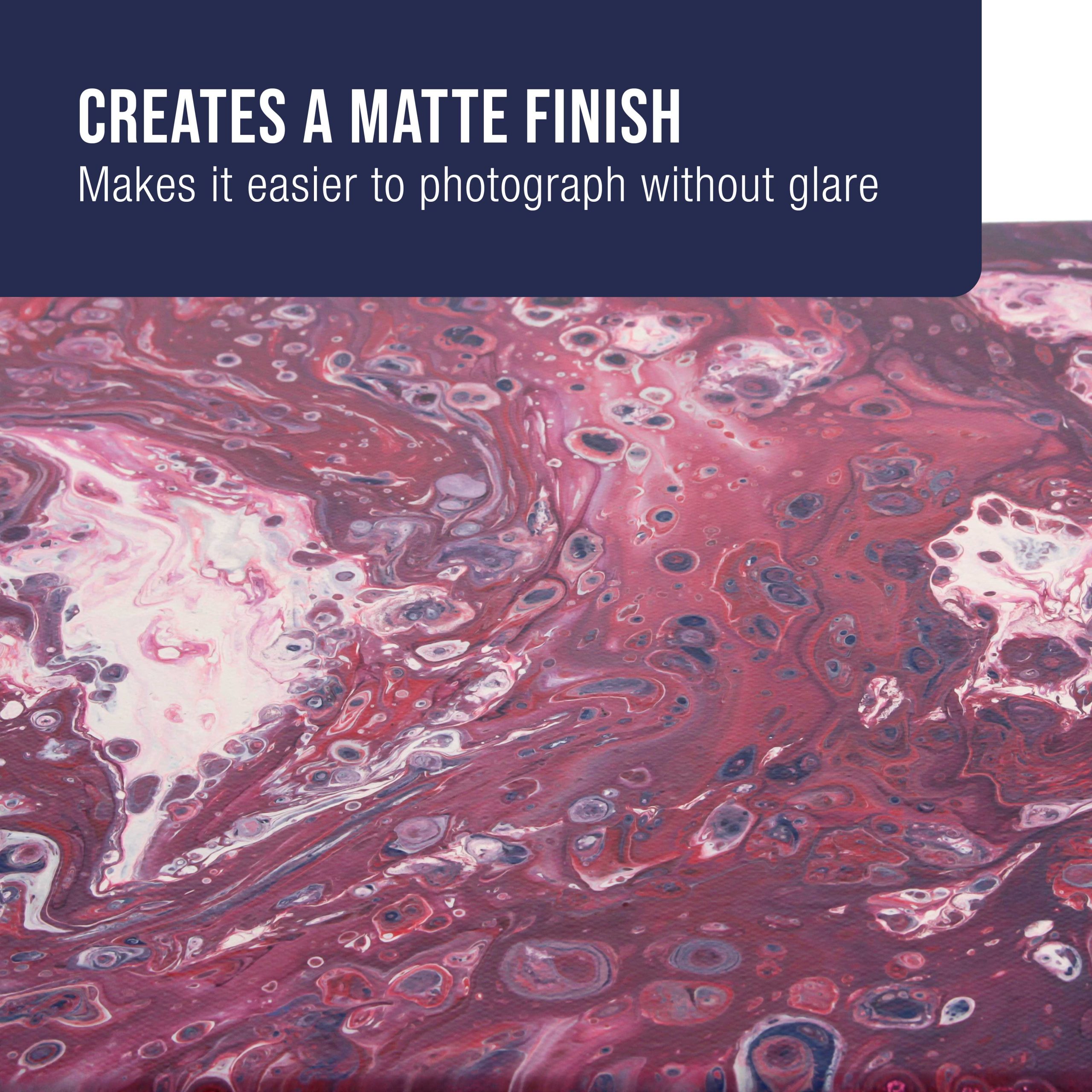 16oz (Pint) Pouring Paint Matte Medium - Professional Acrylic Medium for Improving Paint Flow & Cell Effects Creator. Viscosity Adjuster - Image 4