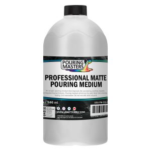 32oz (Quart) Pouring Paint Matte Medium - Professional Acrylic Medium for Improving Paint Flow & Cell Effects Creator. Viscosity Adjuster