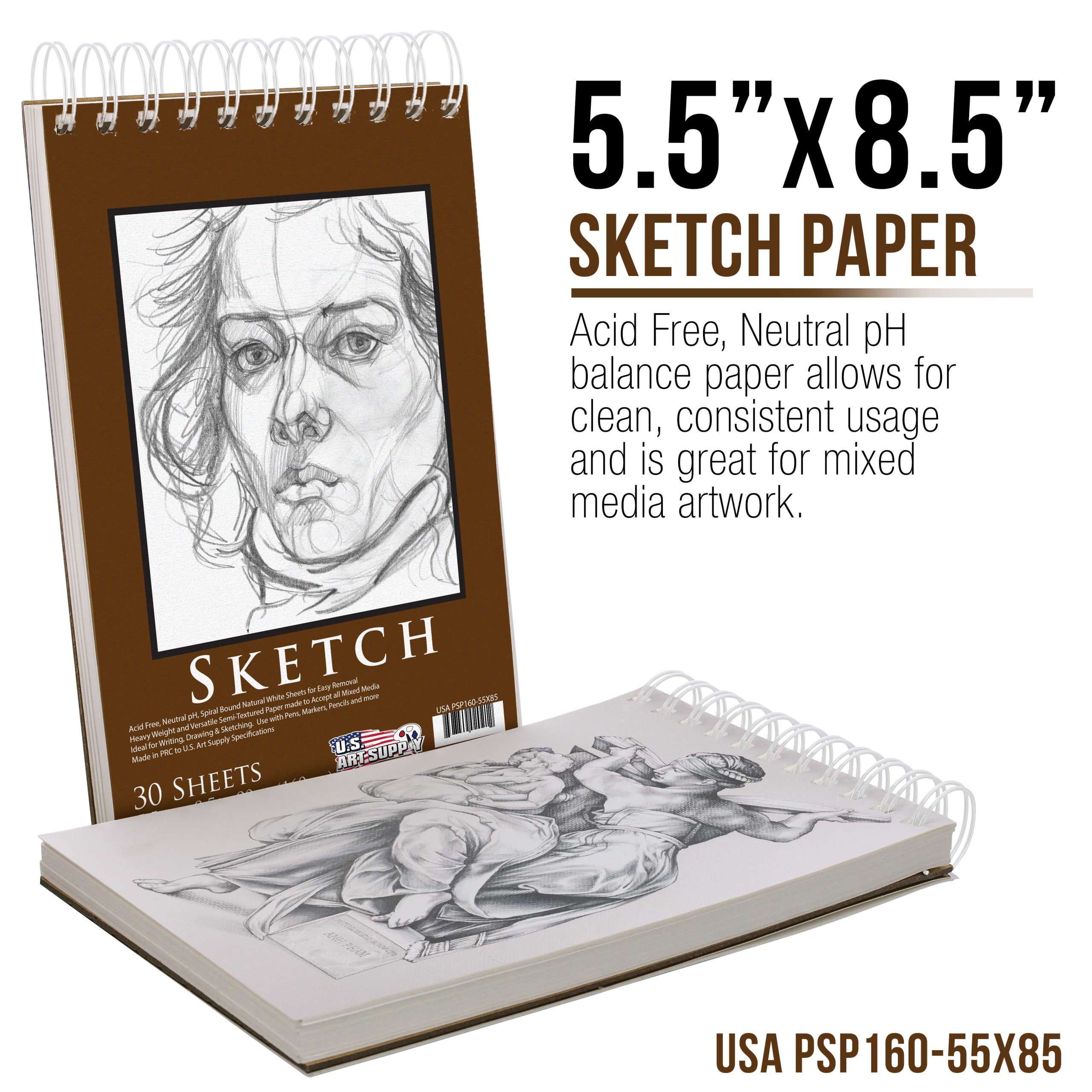 Artist Essentials 20-Piece Set: Watercolor Paper. Sketchbooks & Brush Art Kit - Versatile Drawing. Sketching & Painting Supplies for Beginners to Professionals - Image 4