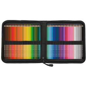 U.S. Art Supply 48 Piece Watercolor Artist Grade Water Soluble Colored Pencil Set with Zippered Storage & Carrying Case. 7 Pencils Drawing Sketching