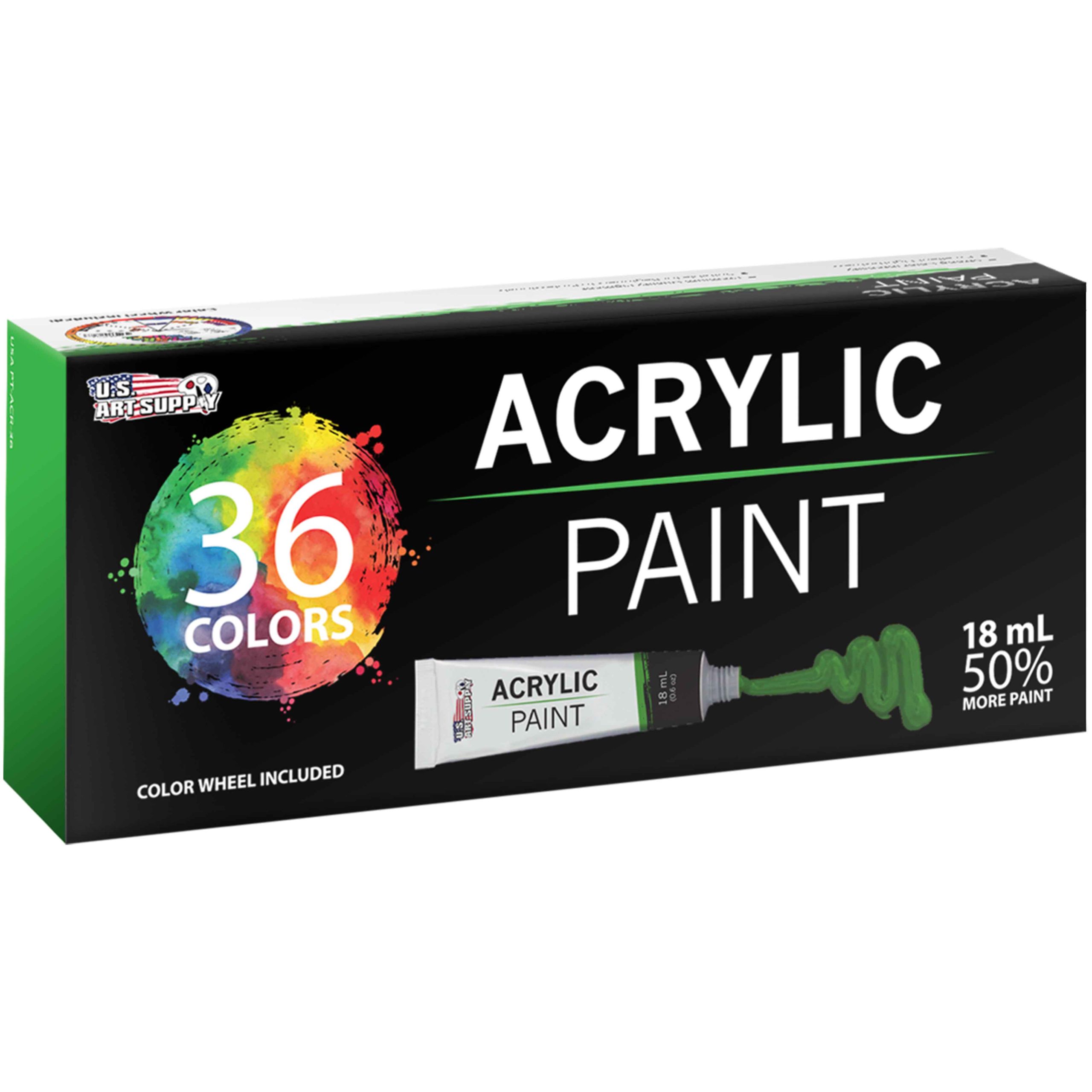 36 Color Professional Acrylic Paint Set in 12ml Tubes - Art Painting Supplies for Adults. Artists. Students. Beginners - Canvas Portrait Paintings - Image 5
