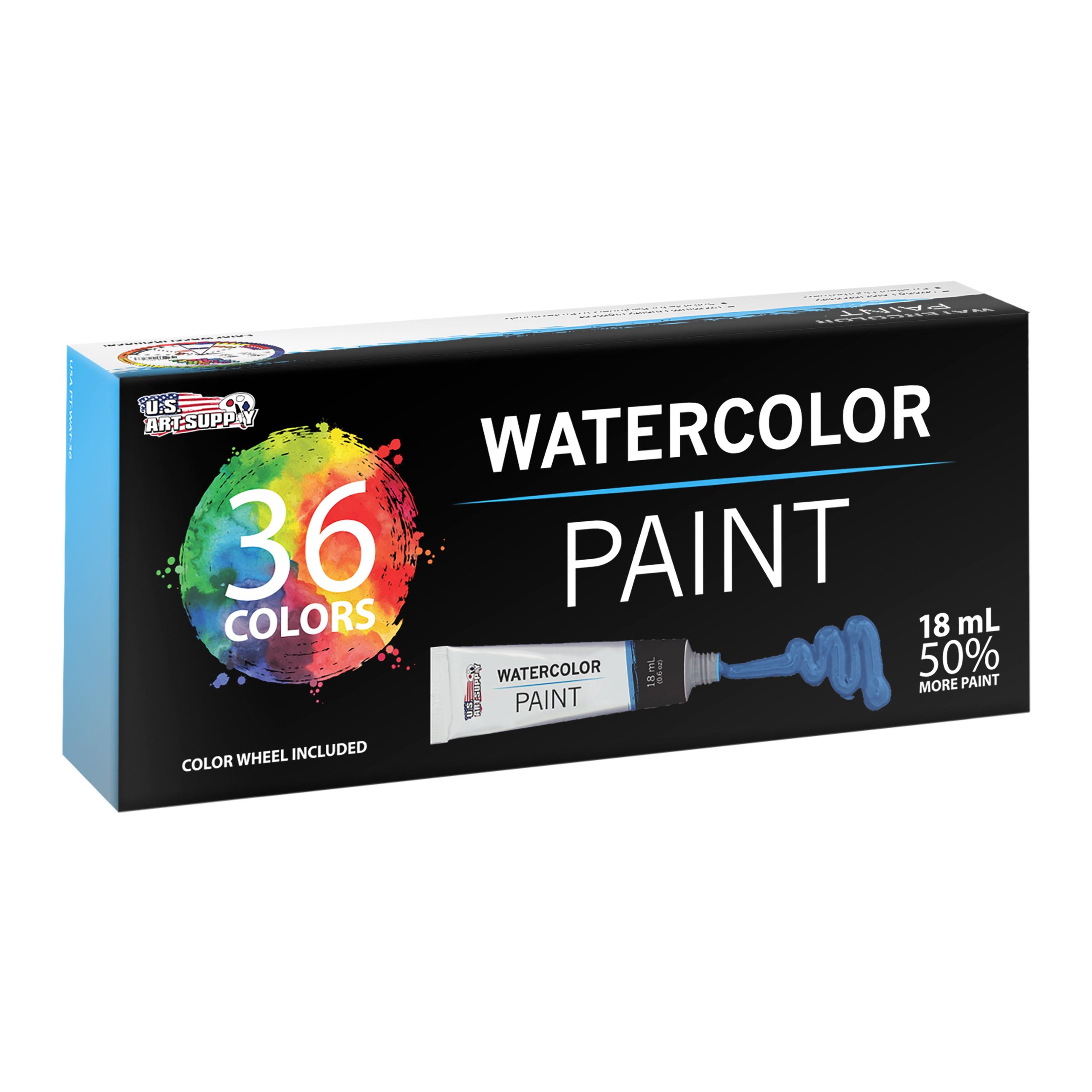36-Color Water Colors Paint Set. 12ml Professional Watercolor Tubes. Vibrant Pigments - Water Colors Paint Adult Set for Artists - Image 5