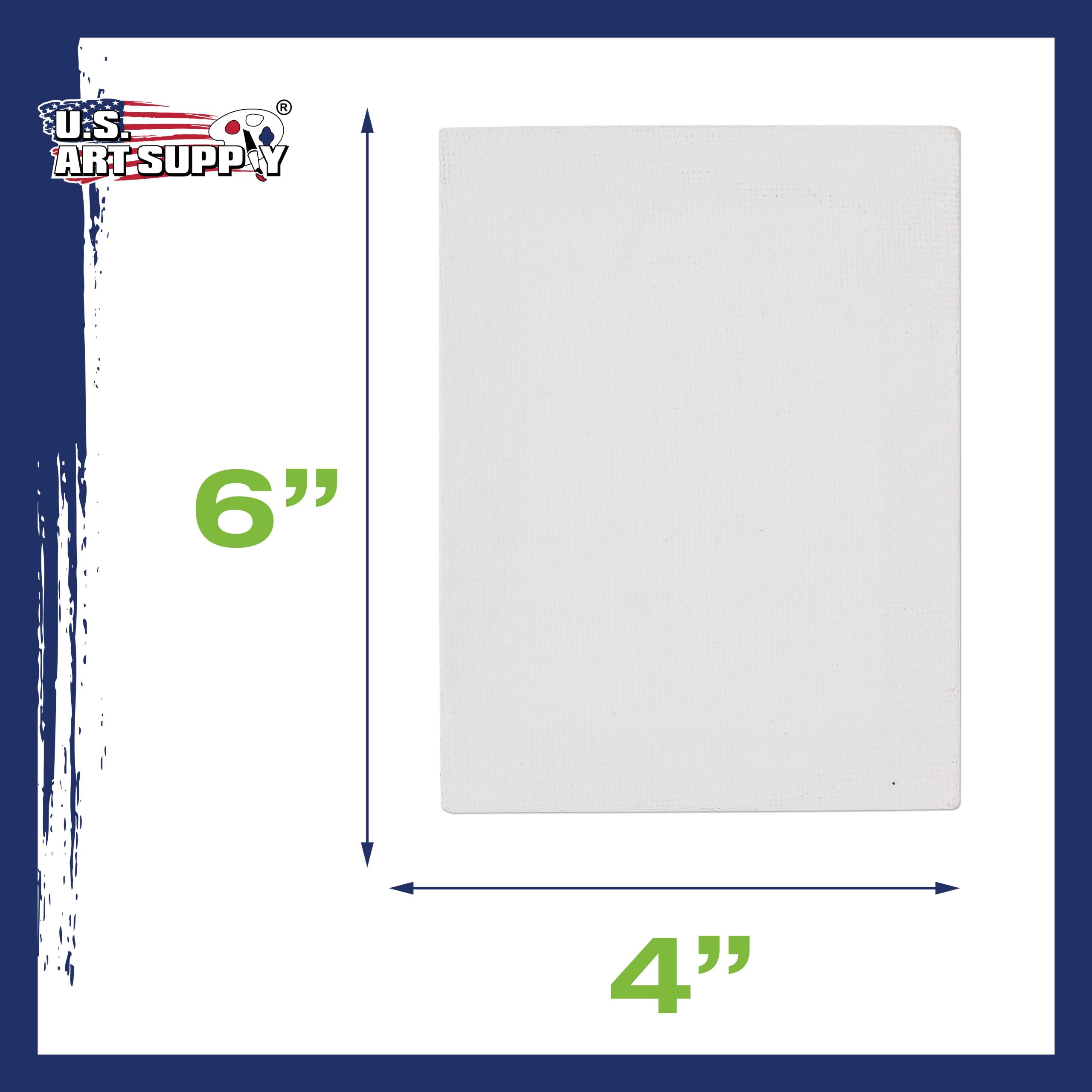 4 x 6 Mini Professional Primed Stretched Canvas 12 Pack - Image 3