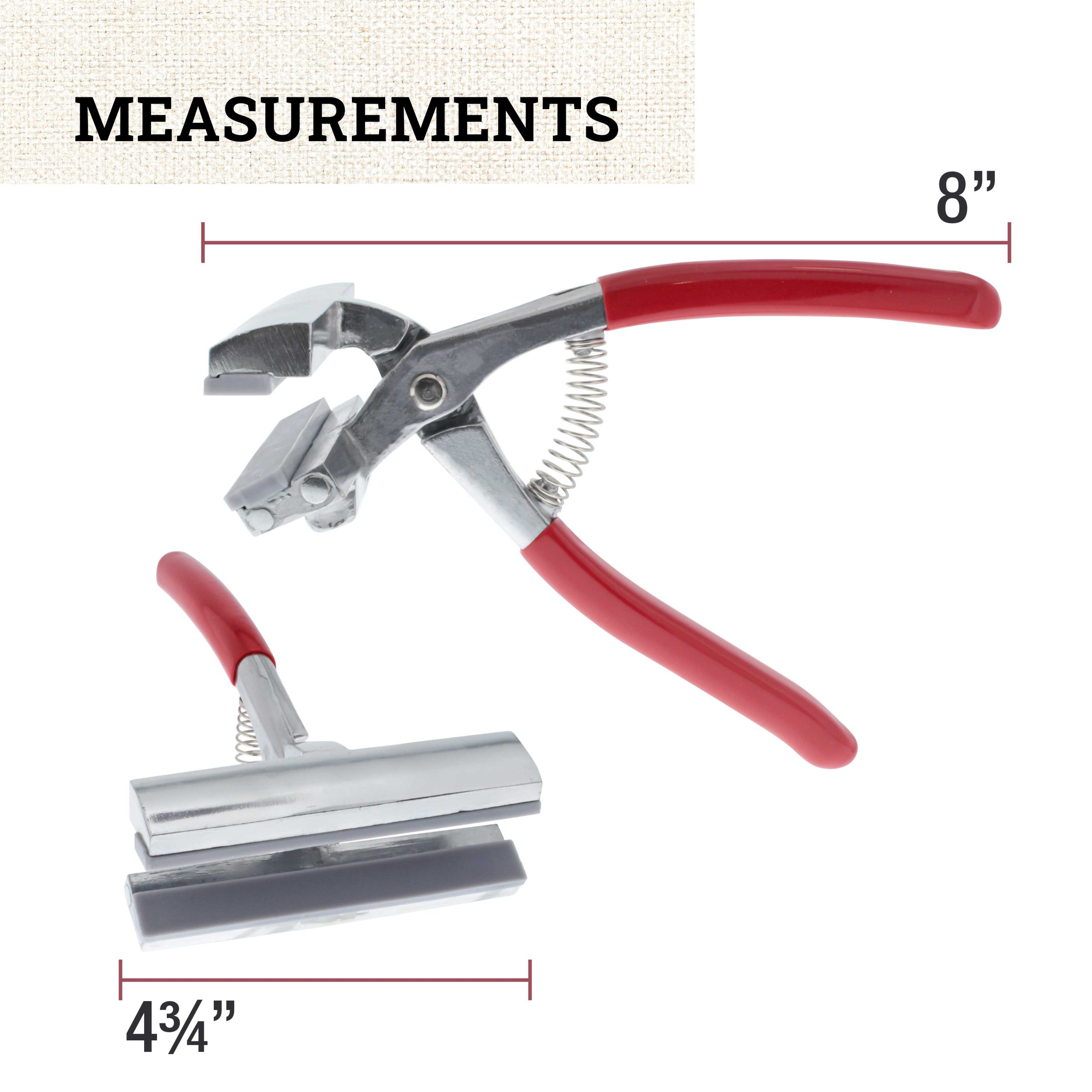 Extra-Wide Canvas Pliers 4.75 - Padded Handle for Stretching Large Canvas - Image 3
