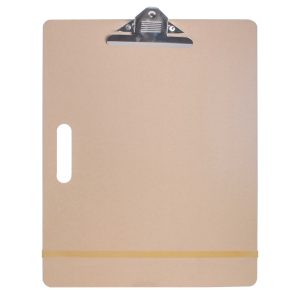 11 x 17 Artist Sketch Tote Board - Lightweight Hardboard Drawing Board with Handle. Clip & Rubber Band for Art. Sketching. Travel. Studio