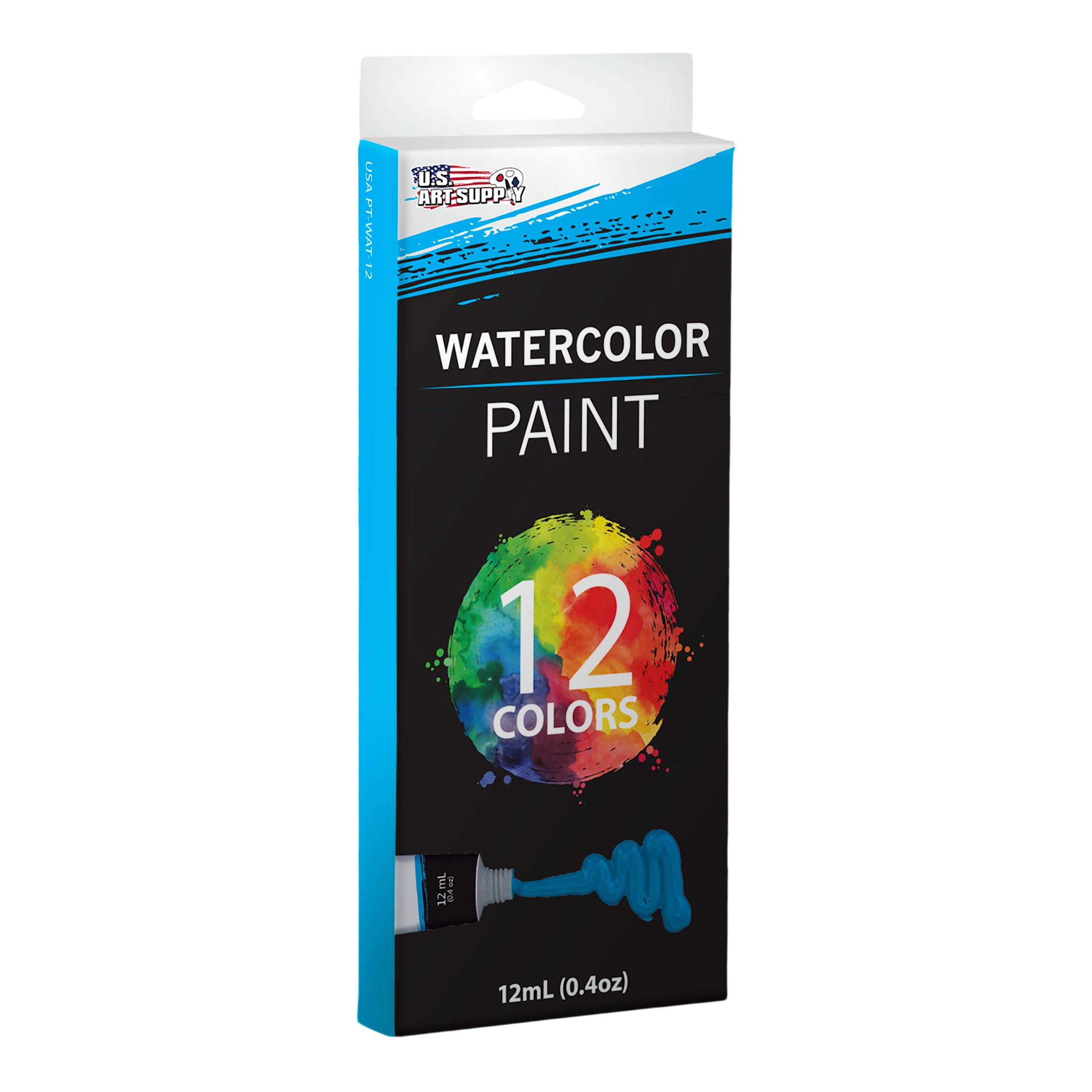 12-Color Water Colors Paint Set. 12ml Professional Watercolor Tubes. Vibrant Pigments - Water Colors Paint Adult Set for Artists - Image 5